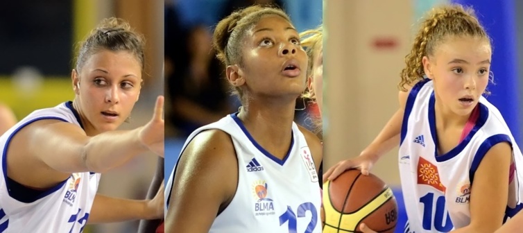 Léa LAMBERT (Espoirs), Alyssia FAYE (U17) et Kenza SALGUES (U15): obligation de résultat!