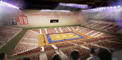 Une illustration de la Lille Arena, sans aucun doute la trouvaille qui a fait la différence. Photo Esbva